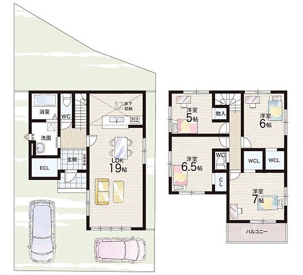 【4LDK】○矢倉小学校・・・徒歩9分 ○高穂中学校・・・徒歩17分