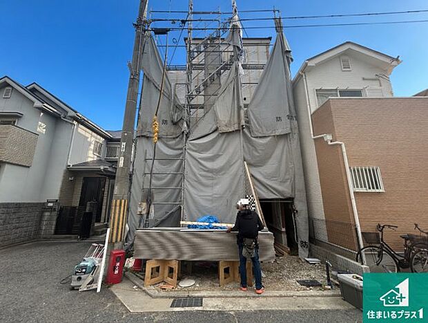 現在の進捗状況です！順調に作業進行中、完成が待ち遠しいです！詳細の間取り等、お気軽にお問い合わせください！