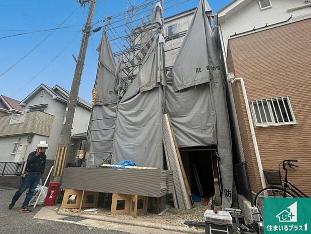 現在の進捗状況です！順調に作業進行中、完成が待ち遠しいです！詳細の間取り等、お気軽にお問い合わせください！