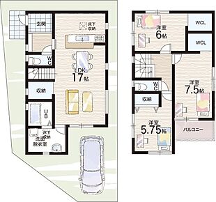 ○藤井寺南小学校・・・徒歩8分 ○藤井寺中学校・・・徒歩7分 