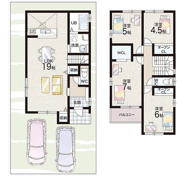 【4LDK】○英彰小学校・・・徒歩5分 ○大浜中学校・・・徒歩11分