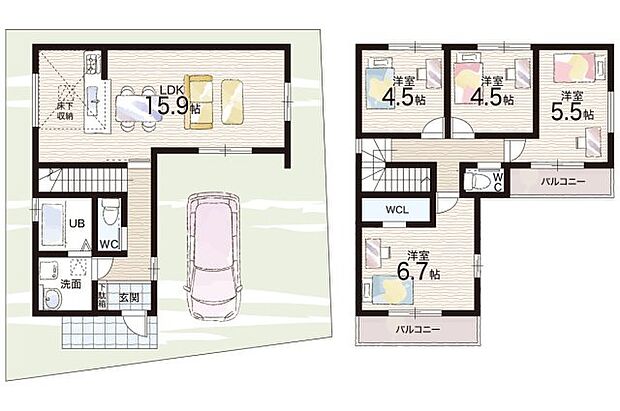 【4LDK】○昭和小学校・・・徒歩4分 ○浜寺南中学校・・・徒歩15分