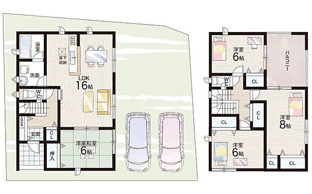 【4LDK】○田中小学校・・・徒歩22分 ○打出中学校・・・徒歩23分