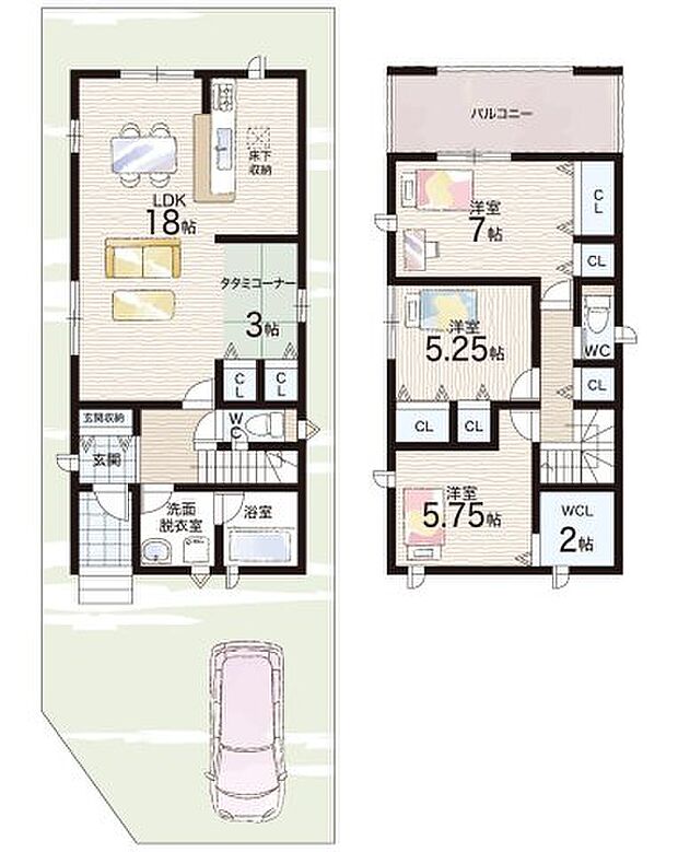 【3LDK】○浜寺石津小学校・・・徒歩10分 ○浜寺中学校・・・徒歩24分