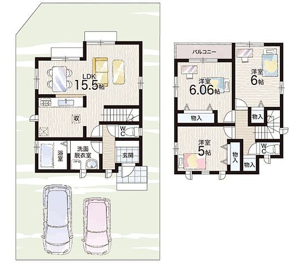 【3LDK】○高石小学校・・・徒歩１０分 ○高石中学校・・・徒歩１９分