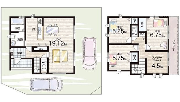 【3LDK】○丹比小学校・・・徒歩11分 ○河原城中学校・・・徒14歩分