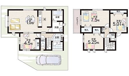 ○長池小学校・・・徒歩4分 ○八尾中学校・・・徒歩5分 
