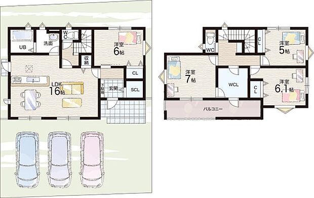 【4LDK】○東小学校・・・徒歩10分 ○熊取中学校・・・徒歩11分
