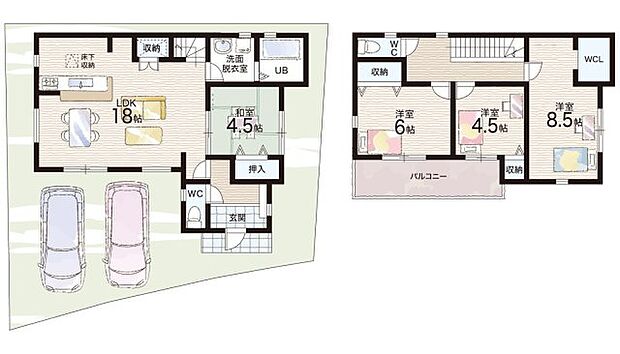 【4LDK】○長野小学校・・・徒歩7分 ○長野中学校・・・徒歩5分