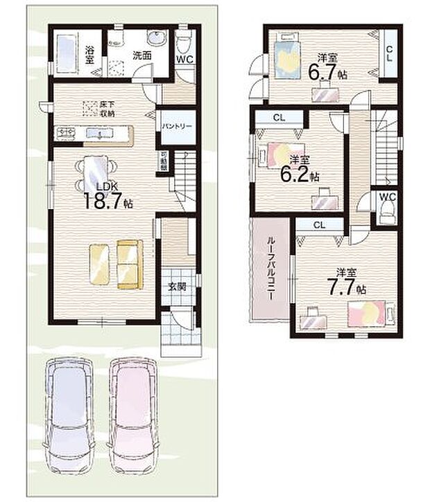 【3LDK】○道明寺東小学校・・・徒歩7分 ○道明寺中学校・・・徒歩11分