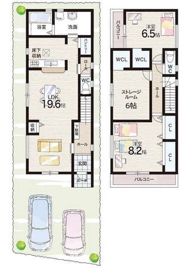 【2LDK+S(納戸)】○瓜破小学校・・・徒歩2分 ○瓜破中学校・・・徒歩14分