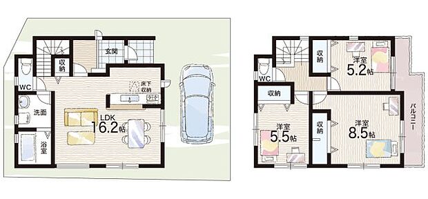 【3LDK+S(納戸)】○久世小学校・・・徒歩16分 ○平井中学校・・・徒歩9分