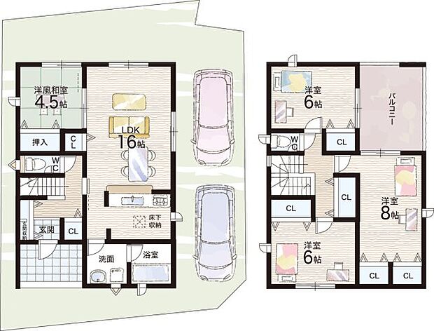 【3LDK】○常盤小学校・・・徒歩18分 ○桜台中学校・・・徒歩29分