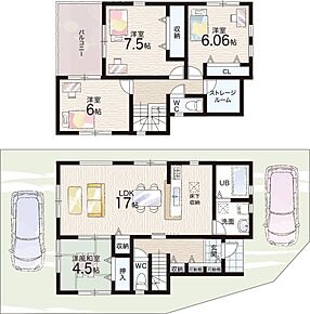 ○小金台小学校・・・徒歩9分 ○明治池中学校・・・徒歩11分 