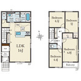 【4LDK】○神石小学校・・・徒歩2分 ○旭中学校・・・徒歩22分