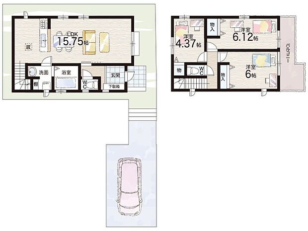 【3LDK】○茨田小学校・・・徒歩10分 ○茨田中学校・・・徒歩12分