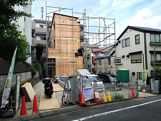 現地撮影2026/8/22 A号棟ついに上棟しました。