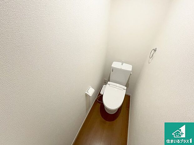 【トイレ】落ち着いた色で統一されたトイレ！