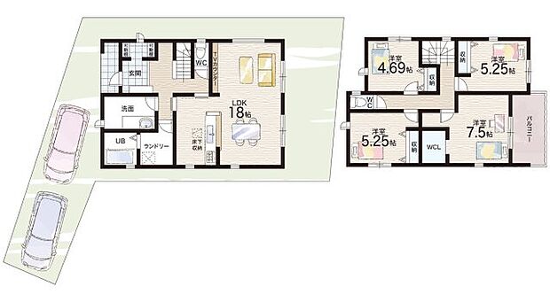 【4LDK】○道場小学校・・・徒歩10分 ○北神戸中学校・・・徒歩17分