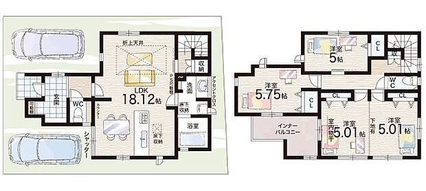 【3LDK】○丸橋小学校・・・徒歩9分 ○長尾中学校・・・徒歩27分