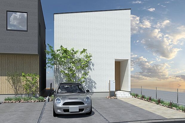 ■CGイメージパース/1号地外観パース（建物未完成のためイメージパースです）■