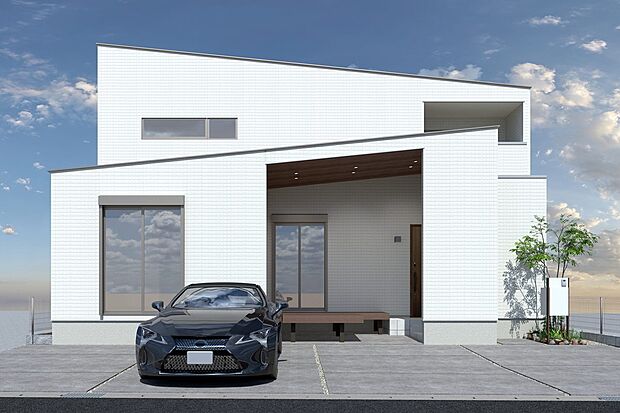 ■CGイメージパース/2号地外観パース（建物未完成のためイメージパースです）■