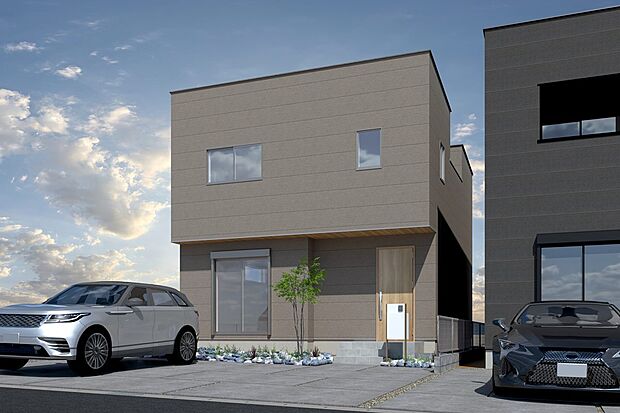 ■CGイメージパース/2号地外観パース（建物未完成のためイメージパースです）■