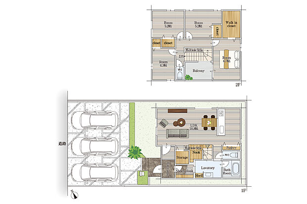 ■2号地間取り■