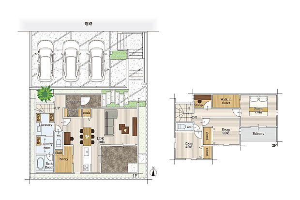 ■2号地間取り■
