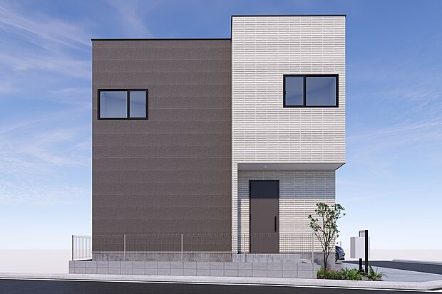 【■CGイメージパース/1号地外観パース■】（建物未完成のためイメージパースです）