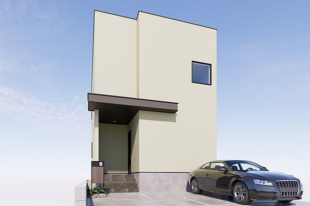 【■CGイメージパース/2号地外観パース■】（建物未完成のためイメージパースです）