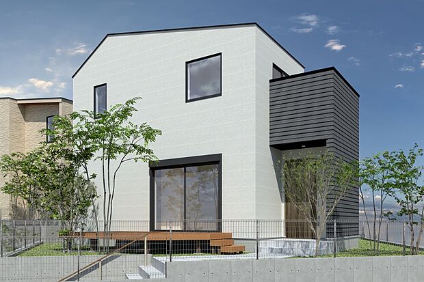 【CGイメージパース/6号地外観パース】（建物未完成のためイメージパースです）