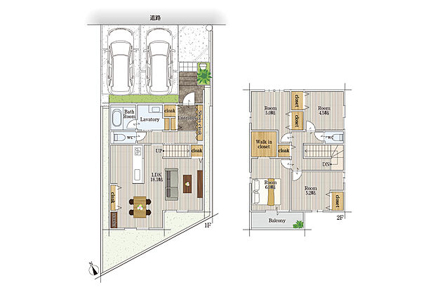 【4LDK】玄関クローゼット、壁一面のシューズBOXで玄関まわりがスッキリ