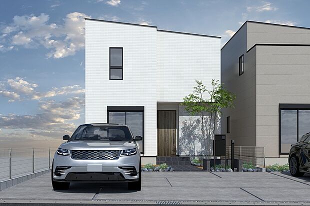 【■CGイメージパース/2号地外観パース■】（建物未完成のためイメージパースです）