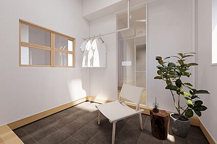 CGイメージパース/3号地内観パース