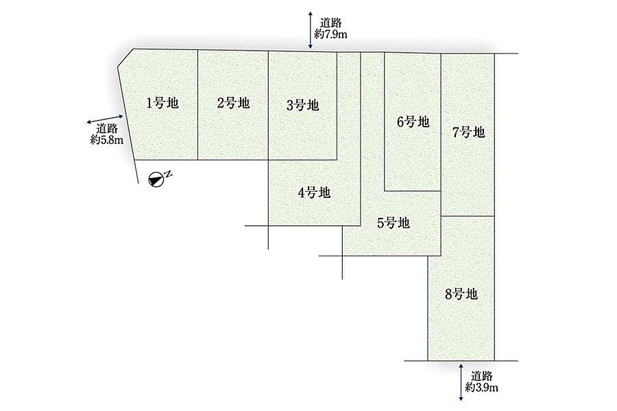 区画図
間取図近日公開予定です。