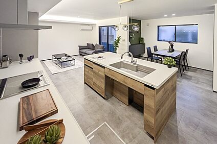 【1号地：キッチン】