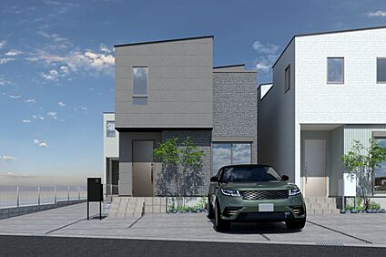 【4号地外観イメージパース】