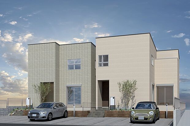 CGパース/連棟外観イメージ