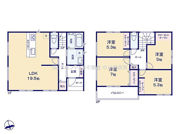 2号地/間取図