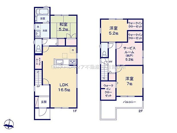 1号棟/間取図