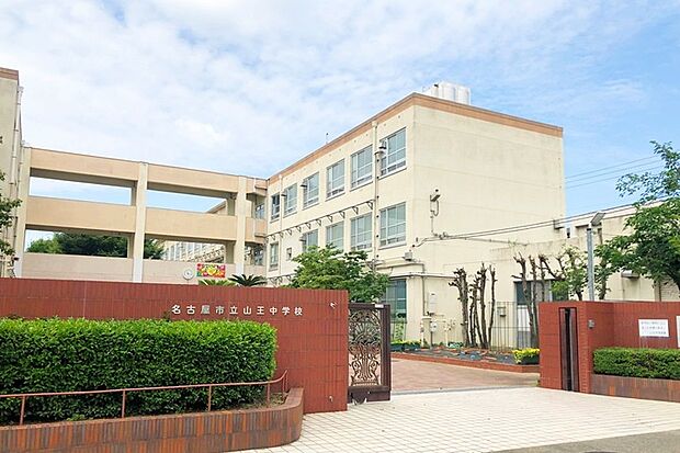 山王中学校(約800m)