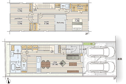 建物面積にはポーチの一部1.17m2を含む 