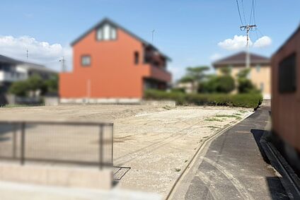 前面道路を含む現地