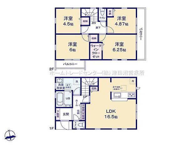 各居室に収納を完備しております。収納が豊富な住宅は居室空間がしっかりと使えるので暮らしやすさが断然に上がります。荷物を気にすることなく家具の配置をお好み通りにできるのも大きな魅力です。