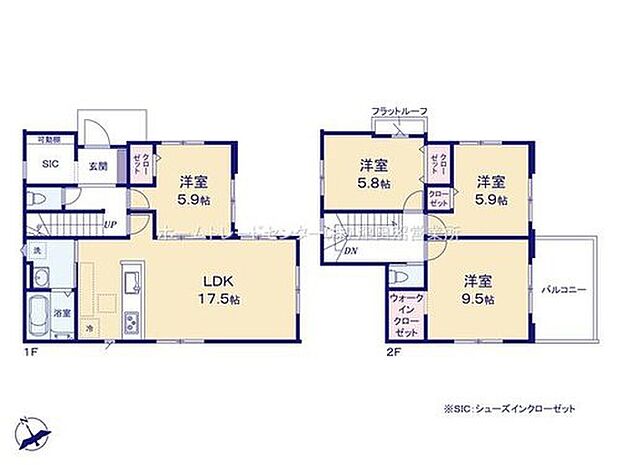 (1号棟)、価格4698万円、4LDK、土地面積171.66m2、建物面積104.88m2
