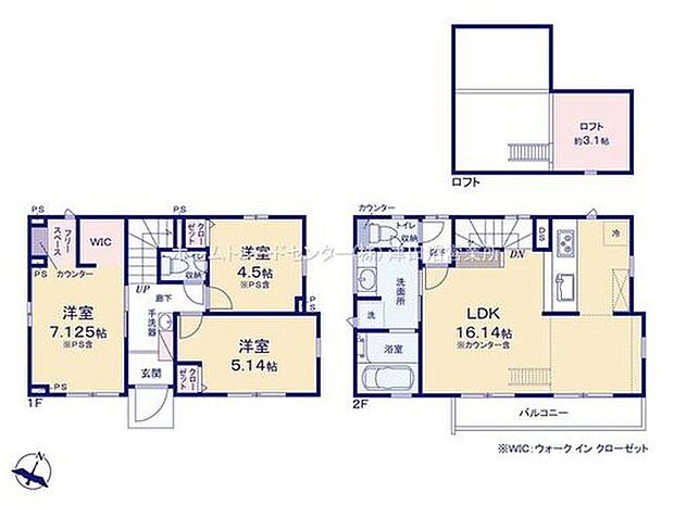 各居室に収納を完備しております。収納が豊富な住宅は居室空間がしっかりと使えるので暮らしやすさが断然に上がります。荷物を気にすることなく家具の配置をお好み通りにできるのも大きな魅力です。

