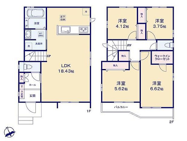 (A号棟)、価格3790万円、4LDK、土地面積101.87m2、建物面積94.86m2