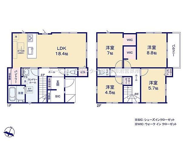 各居室に収納を完備しております。収納が豊富な住宅は居室空間がしっかりと使えるので暮らしやすさが断然に上がります。荷物を気にすることなく家具の配置をお好み通りにできるのも大きな魅力です。