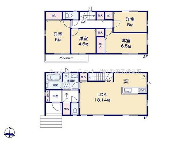 各居室に収納を完備しております。収納が豊富な住宅は居室空間がしっかりと使えるので暮らしやすさが断然に上がります。荷物を気にすることなく家具の配置をお好み通りにできるのも大きな魅力です。